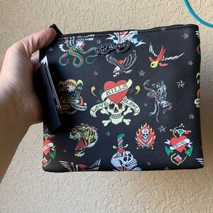 Ed Hardy wristlet/clutch NWT